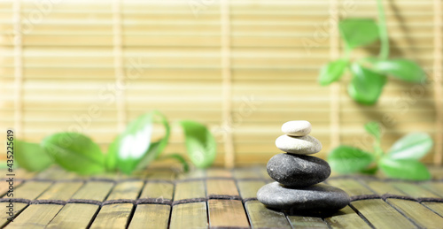 Pebble pyramid for inner balance and harmony