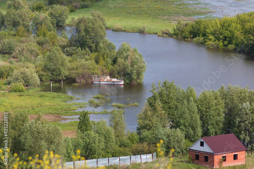 view of the Kama river in Yelabuga photo