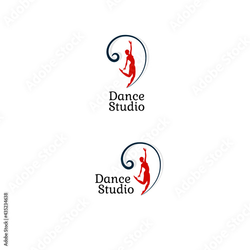 Free Download logo for a dance studio with any name - GFXLoad