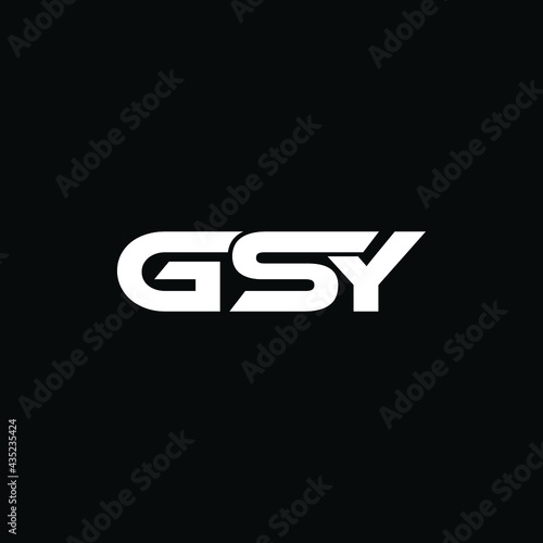 gsy letter logo design  photo