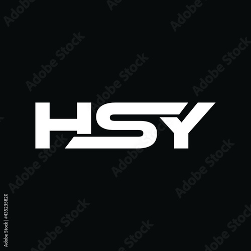 hsy letter logo design  photo