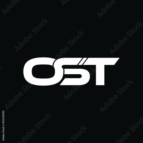 ost letter logo design 