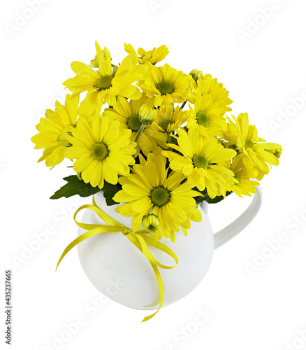 Yellow chrysanthemum flower...