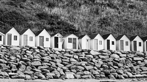 Cabines de Plage en Normandie photo