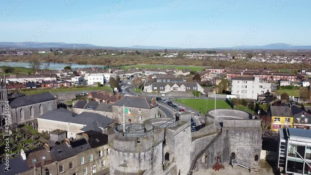 King John's Castle Drone view