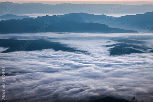 morning fog at Chiangmai, Thailand