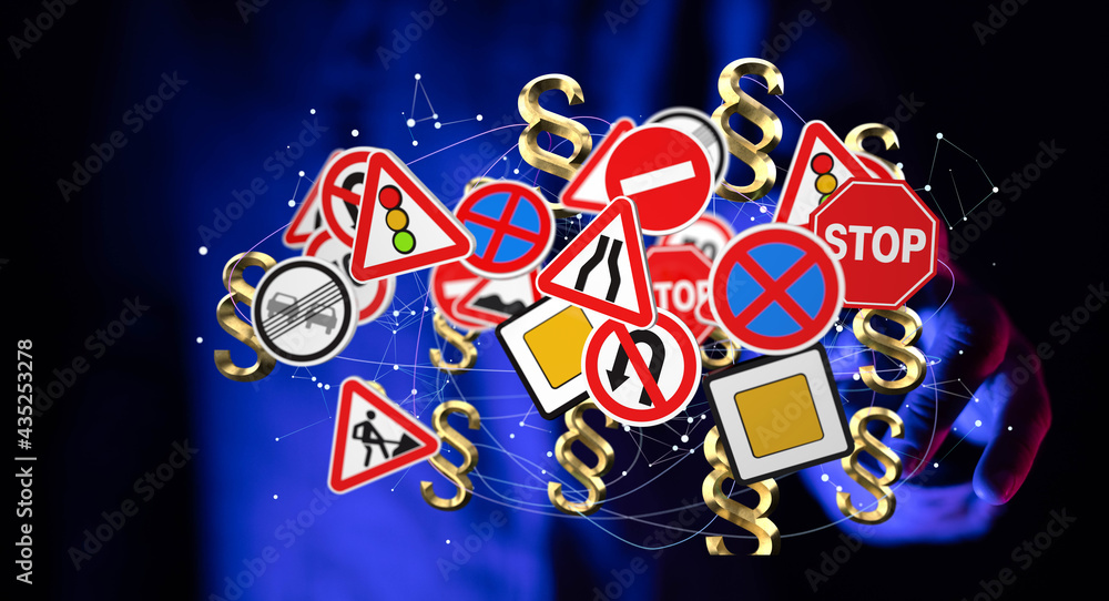 Obraz premium Car insurance concept. Safety of auto. Car