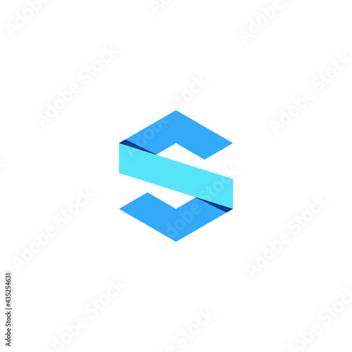 Letter S vector origami concept logo icon Free Download Letter S vector origami concept logo icon - GFXLoad