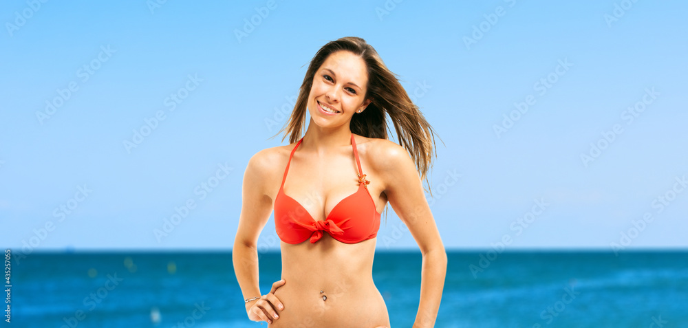Bikini woman on the beach