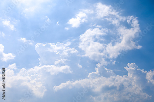 blue sky with clouds