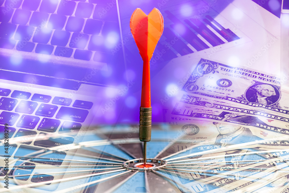 Bullseye is a target of business. Dart is an opportunity and Dartboard is the target and goal. So both of that represent a challenge in business marketing as concept. Bullseye is a target of business. Dart is an opportunity and Dartboard is the target and goal. So both of that represent a challenge in business marketing as concept.