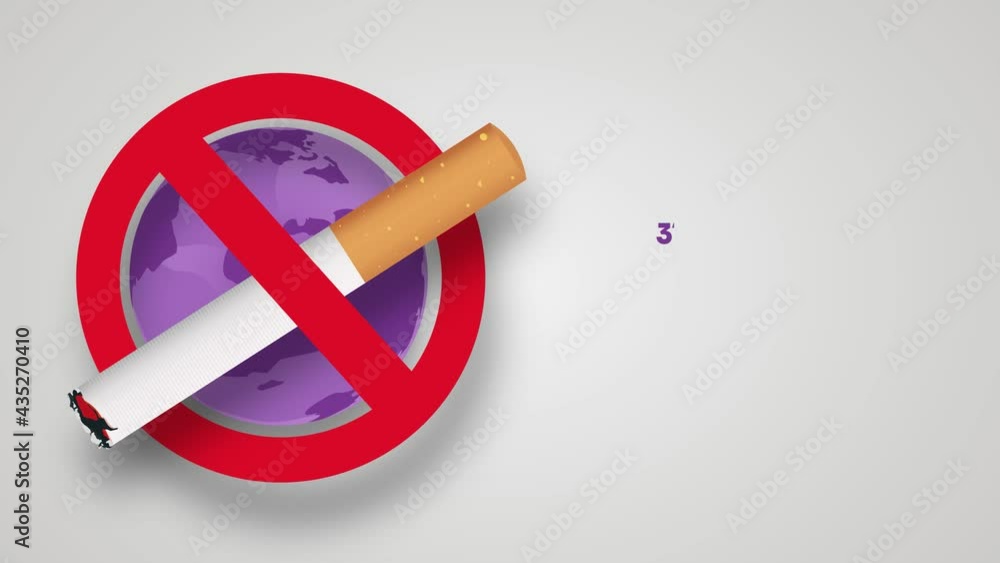 World No Tobacco Day. 31st May. No smoking sign. World No Tobacco Day. 31st May. No smoking sign.