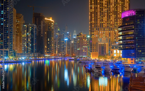 night architectural landscape of Dubai © Igor