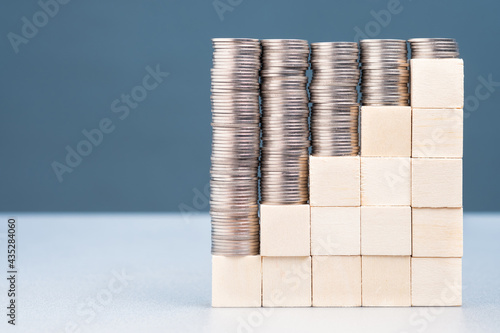 Photography Subsidy money, cost and revenue, growth business reduce cost concept