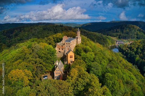 Fototapeta Naklejka Na Ścianę i Meble -  Zagórze Śląskie - Castle in Sowie Mountains Poland