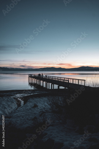 sunset at the pier © Andrew