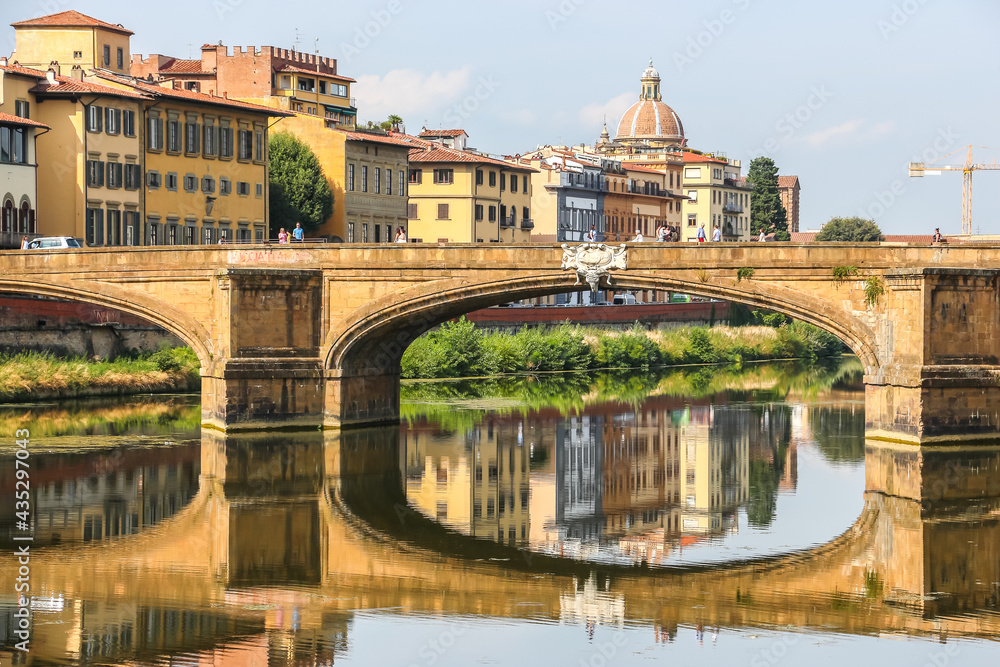 Florence, Italy. Beautiful architecture of Florence city center.