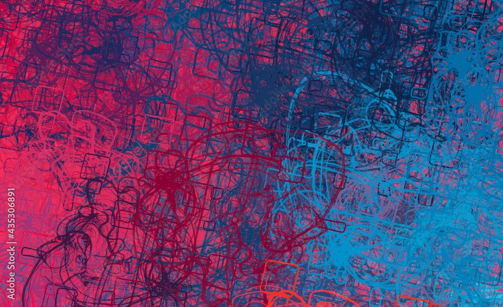 Fototapeta premium Modern art. Handmade background. Colorful pattern. Backdrop material. Wide brush. Painterly mix. Abstract. Color texture. 2d illustration. Wall painting. Canvas surface.