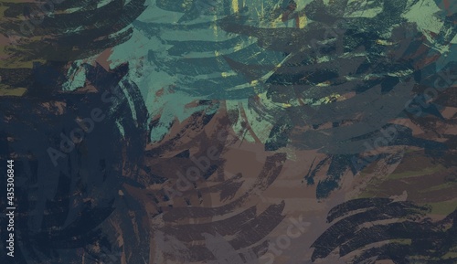 Contemporary art. Hand made art. Colorful texture. Modern artwork. Strokes of fat paint. Brushstrokes. Abstract painting on canvas. Artistic background image art on wall.