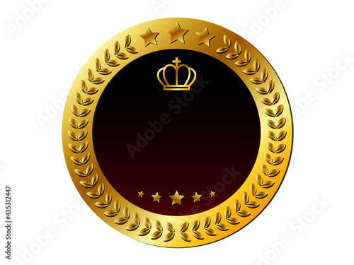 無地の金色のアイコン