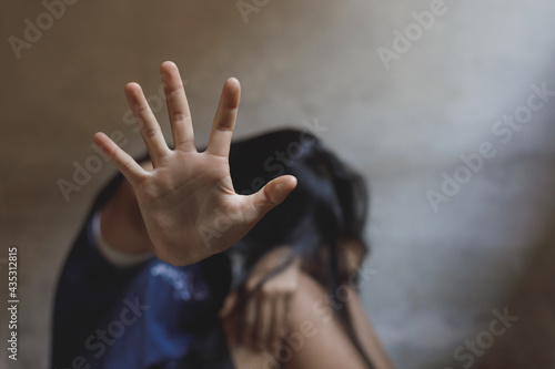 Papier peint Stop violence against Women,sexual abuse, human trafficking,domestic violence ra