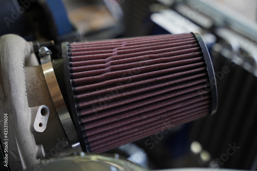 Car's Engine air intake filter