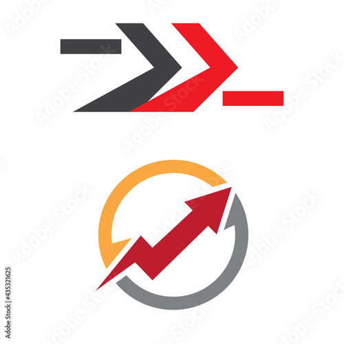 Free Download Arrow vector illustration icon Logo Template design - GFXLoad