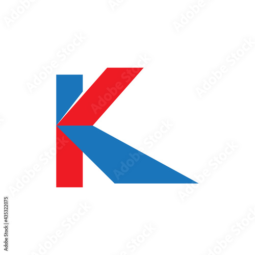 Free Download K Letter Logo Template vector icon illustration design - GFXLoad