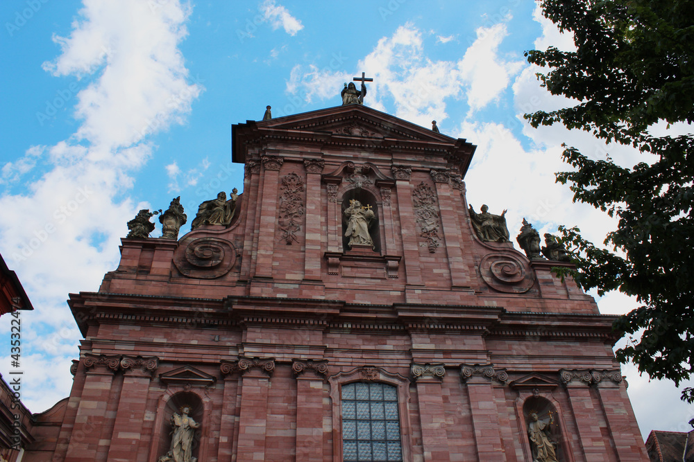 Heidelberg's old historic building against a clear sky