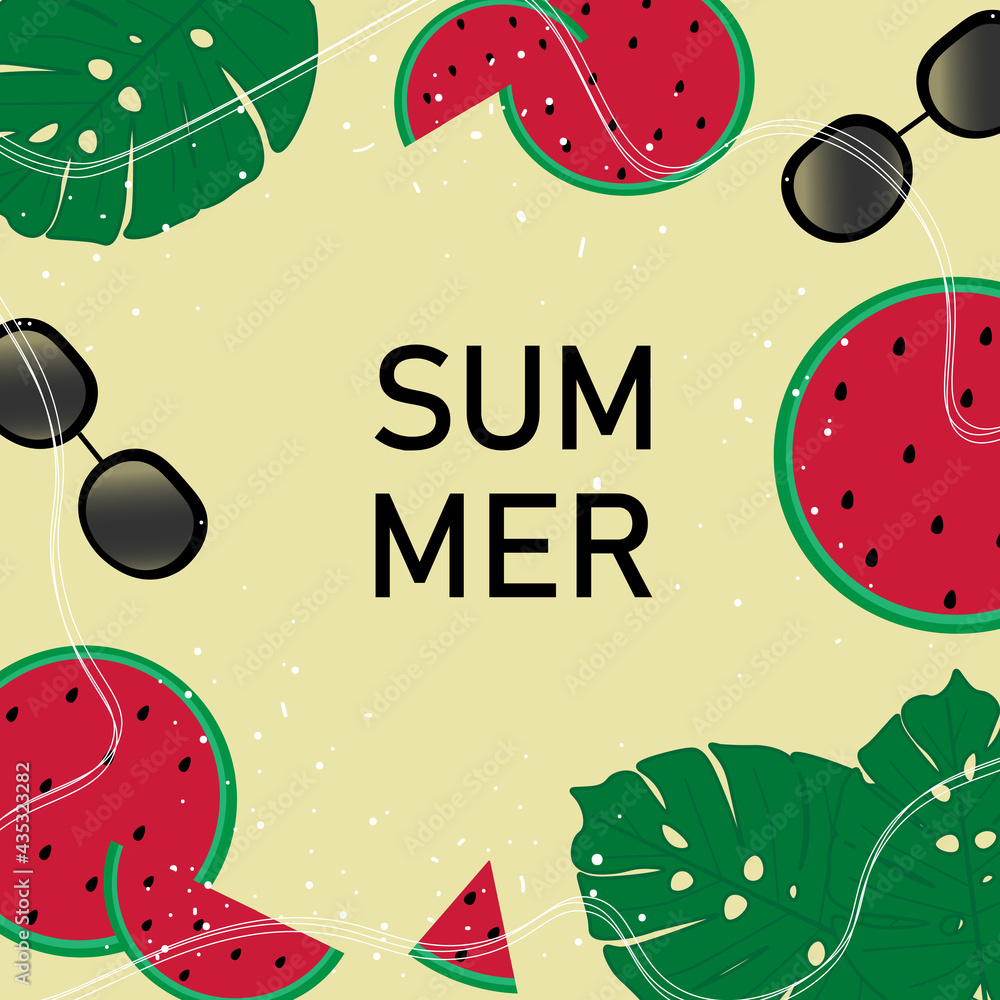 tropical  summer background