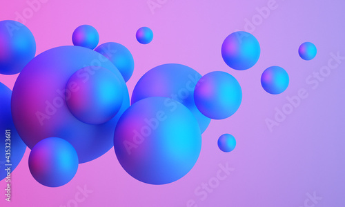3d colorful sphere ball on background ,abstract 3d background