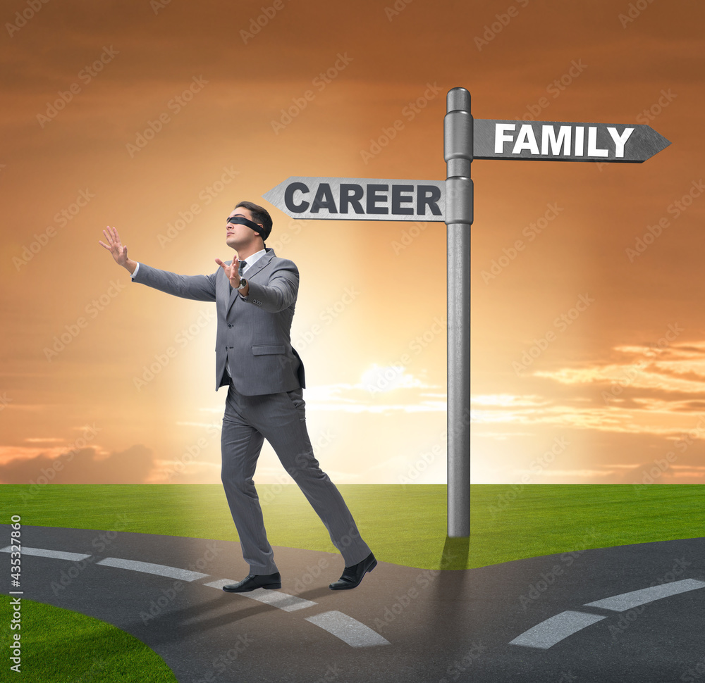 Work life or home balance business concept Work life or home balance business concept