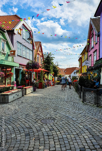 Foto street in the city