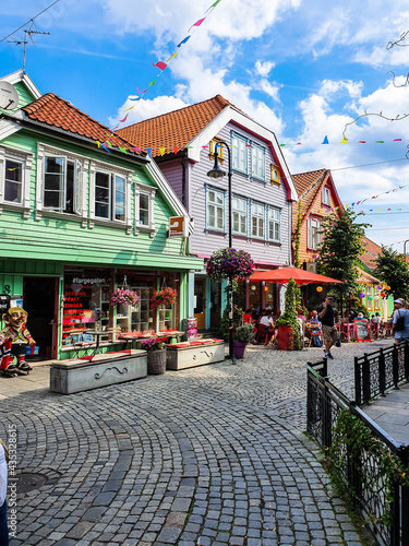 Canvas Print Down town Stavanger