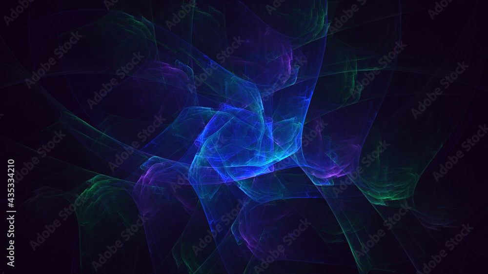 3D rendering abstract multicolor fractal light background 3D rendering abstract multicolor fractal light background
