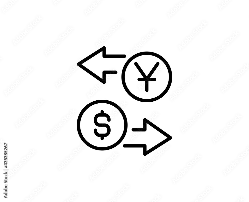 Finance line icon Finance line icon