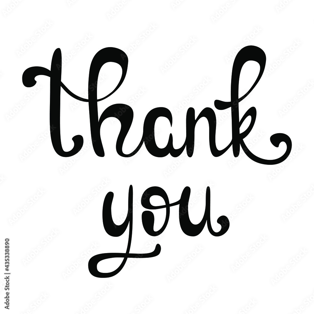 Inscription. Thank you. Black text on a white background. Inscription. Thank you. Black text on a white background.