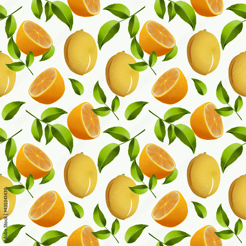 seamless pattern with lemons seamless pattern with lemons