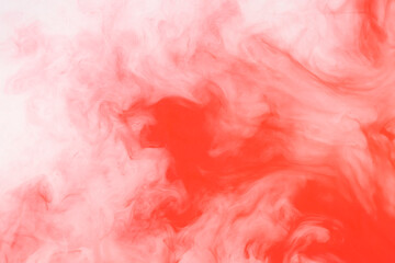 Bloody stains on water background texture. bloody smudged. Red smoke background. watercolor in water background red. red motion ink in water