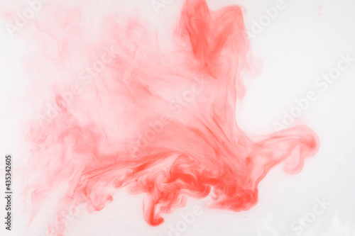 Bloody stains on water background texture. bloody smudged. Red smoke background. watercolor in water background red. red motion ink in water