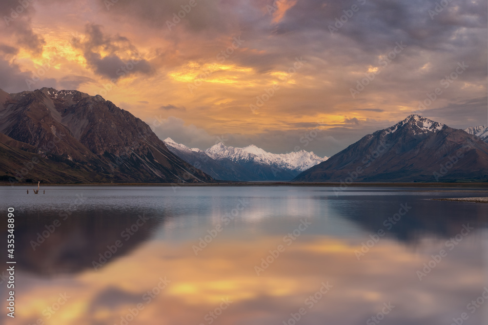 New Zealand sunset - Tekapo