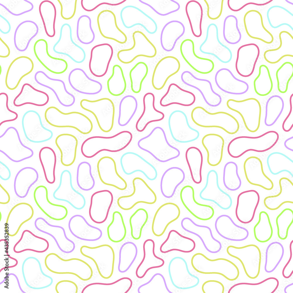 Fluid banner. Abstract blot shapes vector seamless template for your design. Fluid banner. Abstract blot shapes vector seamless template for your design.