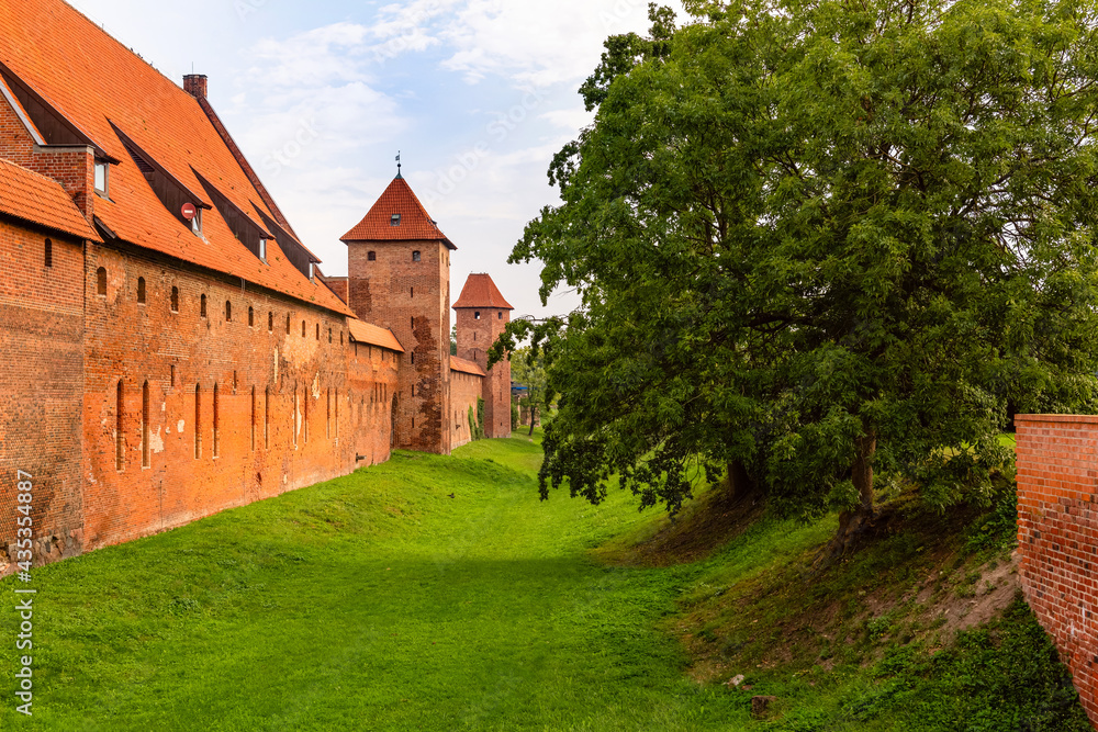 Medieval castle and fortress of the Teutonic Order in Malbork