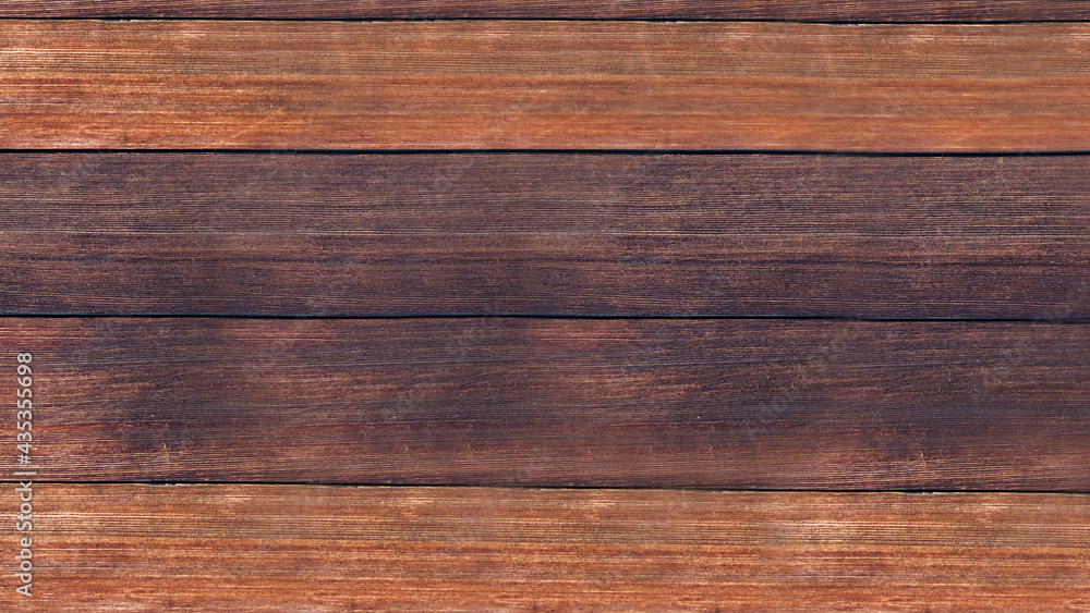 Fototapeta premium Old and worn wooden floor with textured surface