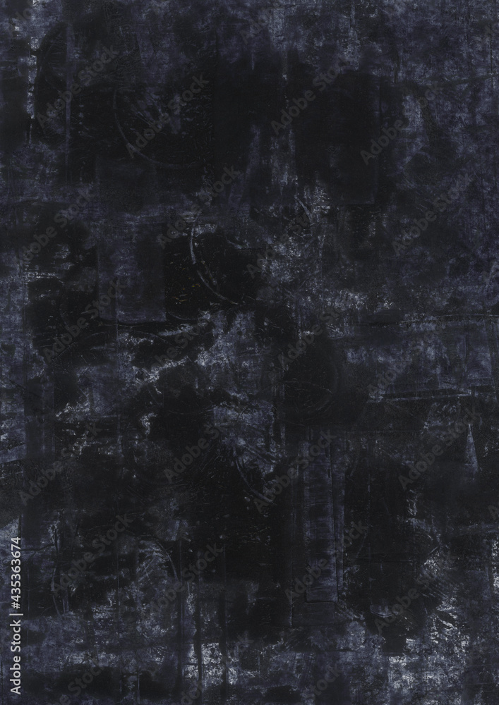 Fototapeta premium Abstract dark gray background with grunge texture.