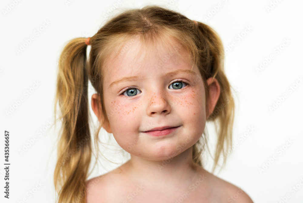 Worldface-Russian girl in a white background Worldface-Russian girl in a white background