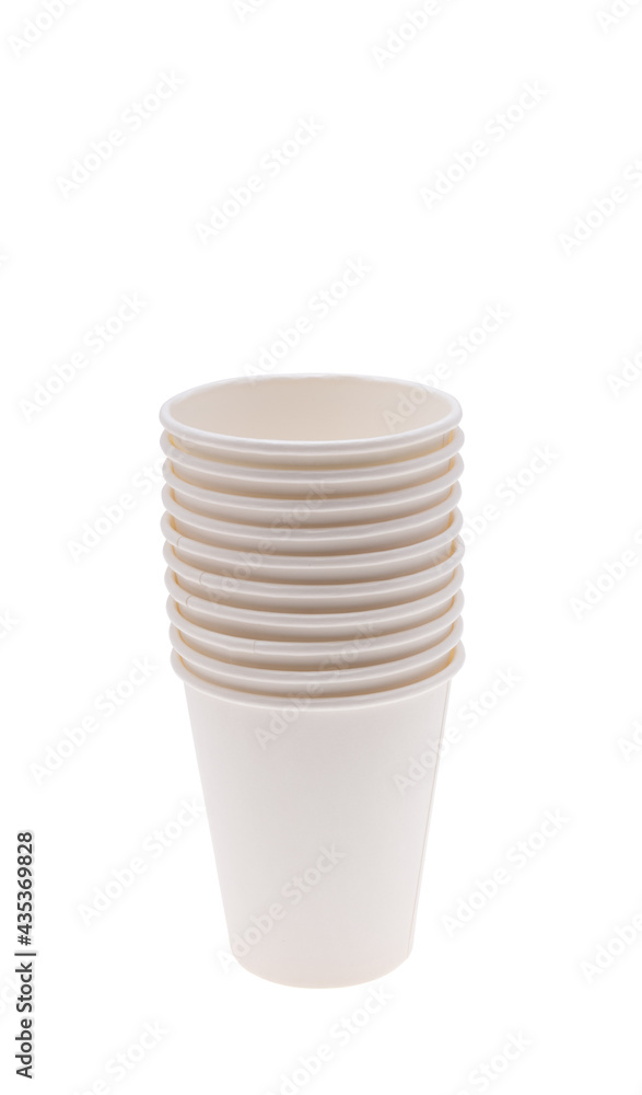 Obraz premium paper cup for coffee isolated