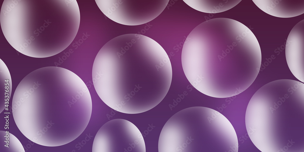Abstract purple color Shapes bubbles circle, illustration texture digital graphic. creative desktop background wallpaper design photo