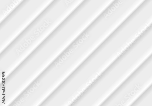 Abstract modern stripes lines White and gray Vector background