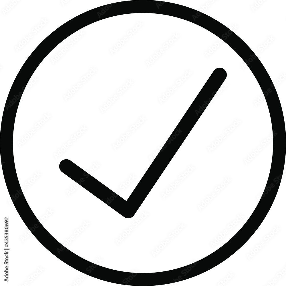 check vector icon. Mark button check vector icon. Mark button